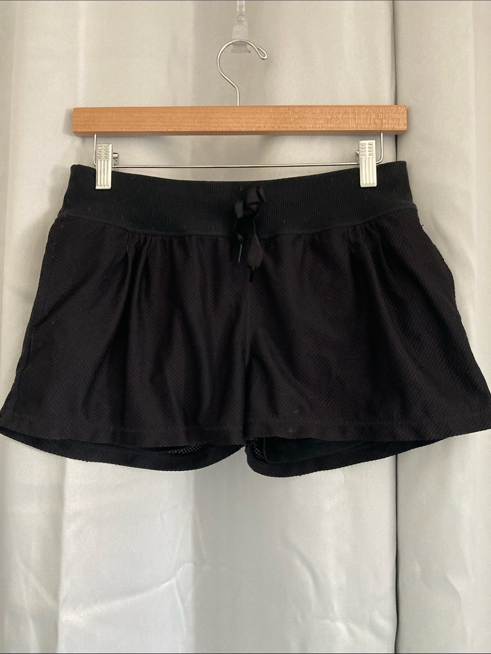 Prana Black Athletic Drawstring Shorts